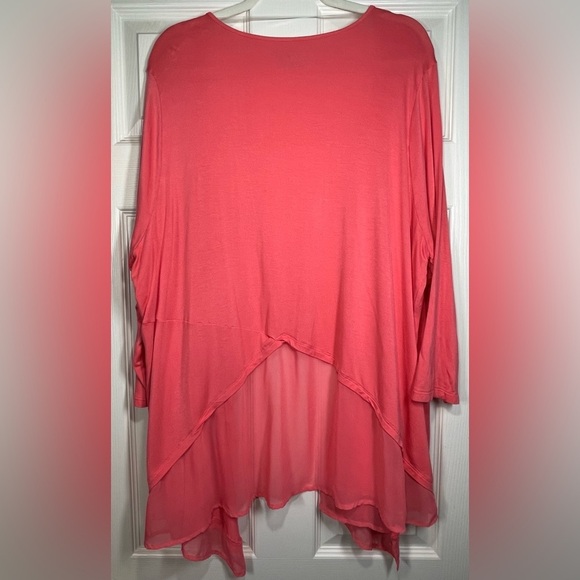 Lane Bryant Women’s Plus Size 3/4” Sleeve Cardigan with Sheer Detail Size 18/20 - Picture 5 of 5